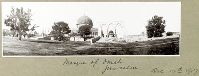 Mosque of Omar, Jerusalem, 14th December 1917 by Capt. Arthur Rhodes